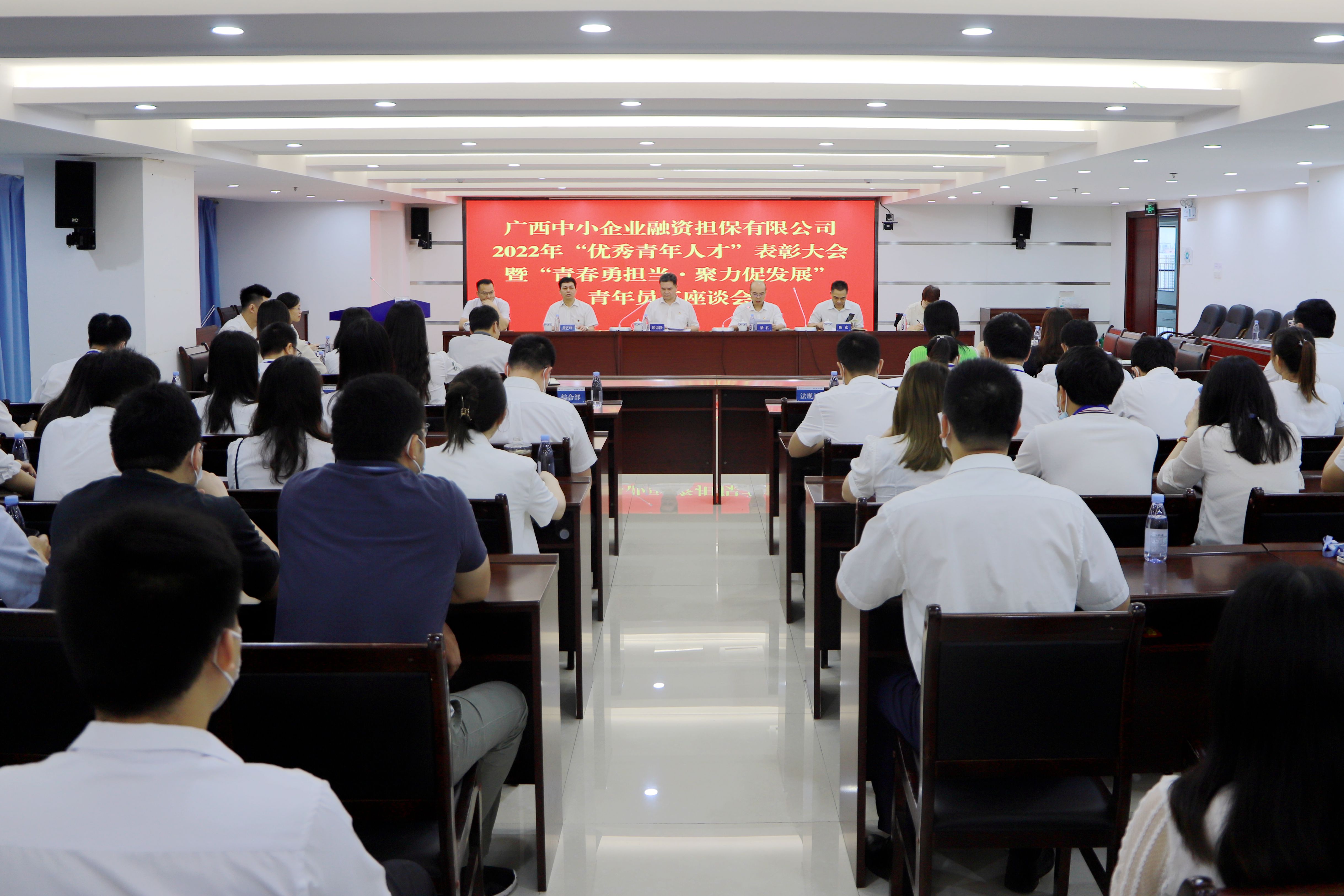 黨委書記講專題黨課，熱議建團百年有我！中小擔保召開“優(yōu)秀青年人才”表彰大會暨“青春勇?lián)?聚力促發(fā)展”青年員工座談會