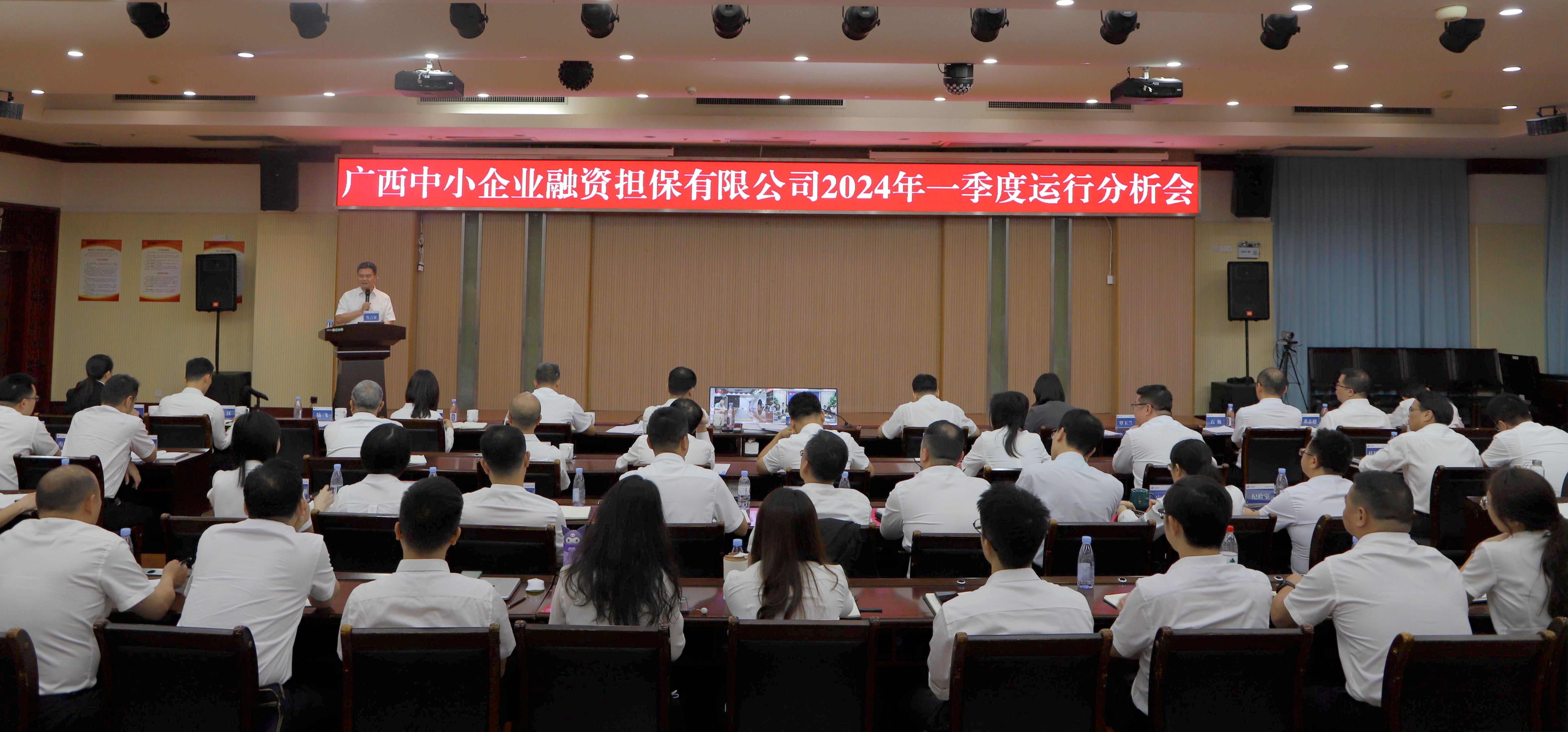 【落實落細落地，全力攻堅“雙過半”】中小擔(dān)保召開2024年一季度運行分析會